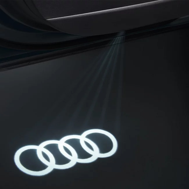 Audi LED-Einstiegsleuchte Logo Audi Ringe