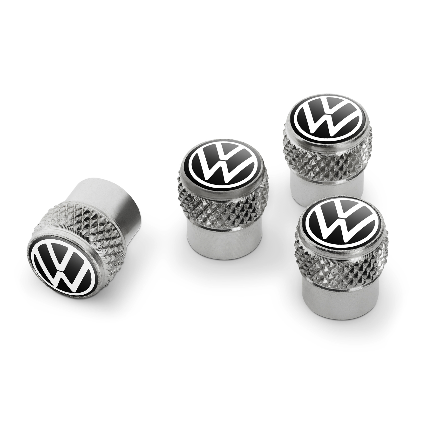 Volkswagen Ventilkappen mit Volkswagen Logo, für Gummi-/Metallventile