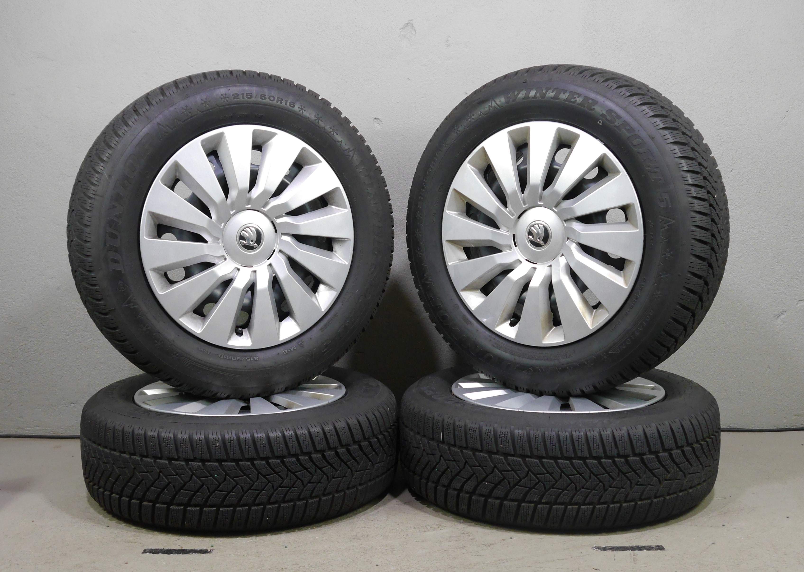 Skoda Superb Stahlradsatz – Winter 215/60 R16 95H – 3Q0601027A