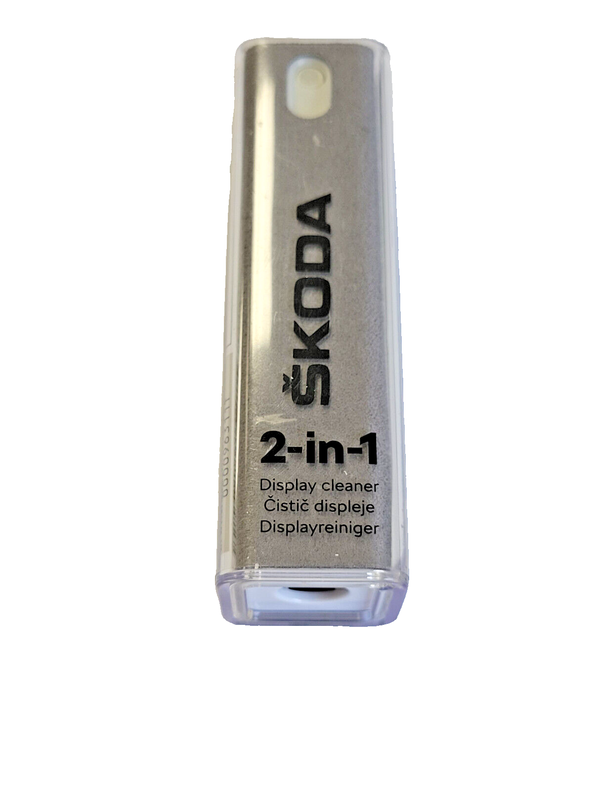 Skoda 2-in-1 Displayreiniger Mikrofaser, grau 